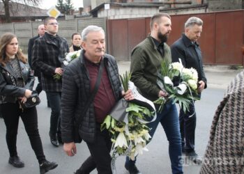 Ostatnie pożegnanie burmistrza Koźmina Wlkp. śp. Macieja Bratborskiego