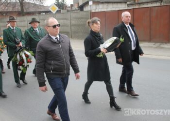 Ostatnie pożegnanie burmistrza Koźmina Wlkp. śp. Macieja Bratborskiego