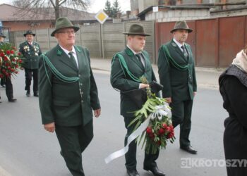 Ostatnie pożegnanie burmistrza Koźmina Wlkp. śp. Macieja Bratborskiego