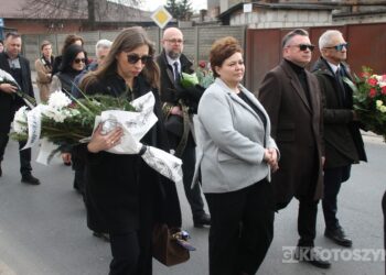Ostatnie pożegnanie burmistrza Koźmina Wlkp. śp. Macieja Bratborskiego