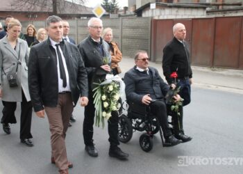 Ostatnie pożegnanie burmistrza Koźmina Wlkp. śp. Macieja Bratborskiego