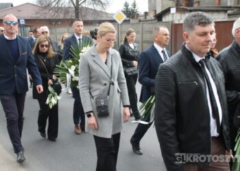 Ostatnie pożegnanie burmistrza Koźmina Wlkp. śp. Macieja Bratborskiego