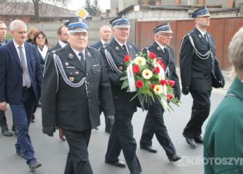 Ostatnie pożegnanie burmistrza Koźmina Wlkp. śp. Macieja Bratborskiego