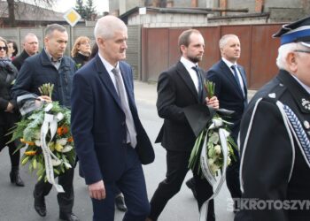 Ostatnie pożegnanie burmistrza Koźmina Wlkp. śp. Macieja Bratborskiego