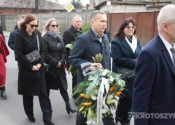 Ostatnie pożegnanie burmistrza Koźmina Wlkp. śp. Macieja Bratborskiego