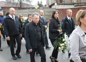 Ostatnie pożegnanie burmistrza Koźmina Wlkp. śp. Macieja Bratborskiego