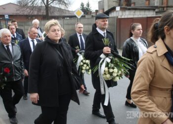 Ostatnie pożegnanie burmistrza Koźmina Wlkp. śp. Macieja Bratborskiego