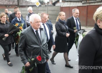 Ostatnie pożegnanie burmistrza Koźmina Wlkp. śp. Macieja Bratborskiego