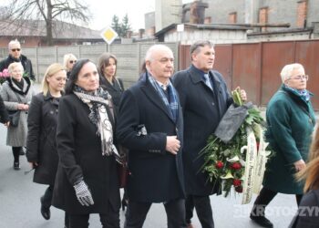 Ostatnie pożegnanie burmistrza Koźmina Wlkp. śp. Macieja Bratborskiego