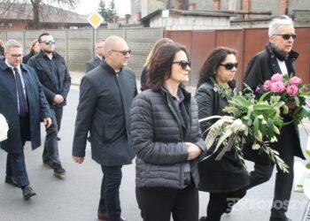 Ostatnie pożegnanie burmistrza Koźmina Wlkp. śp. Macieja Bratborskiego