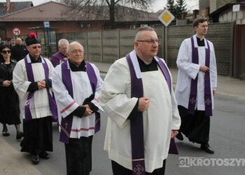 Ostatnie pożegnanie burmistrza Koźmina Wlkp. śp. Macieja Bratborskiego