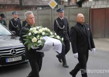 Ostatnie pożegnanie burmistrza Koźmina Wlkp. śp. Macieja Bratborskiego
