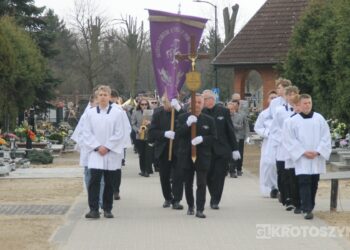 Ostatnie pożegnanie burmistrza Koźmina Wlkp. śp. Macieja Bratborskiego