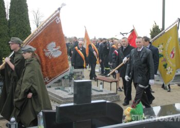 Ostatnie pożegnanie burmistrza Koźmina Wlkp. śp. Macieja Bratborskiego