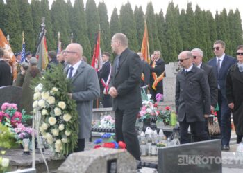 Ostatnie pożegnanie burmistrza Koźmina Wlkp. śp. Macieja Bratborskiego