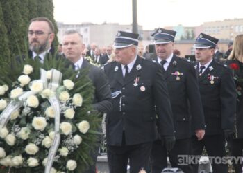 Ostatnie pożegnanie burmistrza Koźmina Wlkp. śp. Macieja Bratborskiego