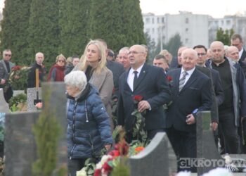 Ostatnie pożegnanie burmistrza Koźmina Wlkp. śp. Macieja Bratborskiego