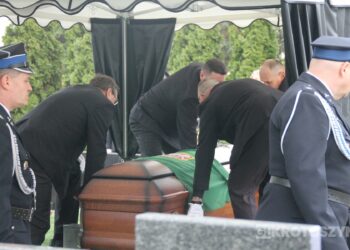 Ostatnie pożegnanie burmistrza Koźmina Wlkp. śp. Macieja Bratborskiego