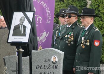 Ostatnie pożegnanie burmistrza Koźmina Wlkp. śp. Macieja Bratborskiego