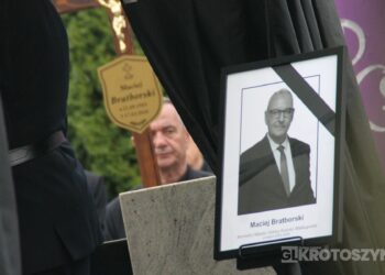 Ostatnie pożegnanie burmistrza Koźmina Wlkp. śp. Macieja Bratborskiego
