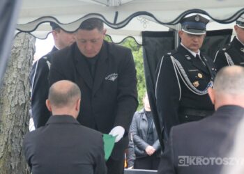 Ostatnie pożegnanie burmistrza Koźmina Wlkp. śp. Macieja Bratborskiego