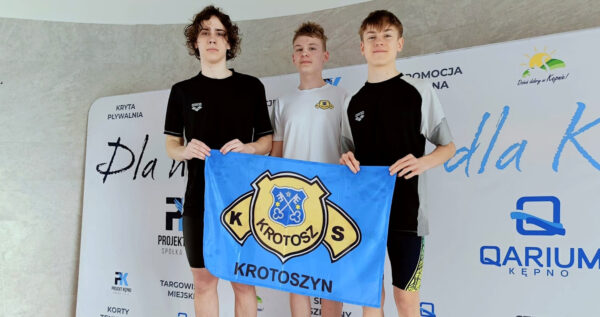 Świetny występ KS Krotosz w Kępnie. Pływacy wrócili z sześcioma medalami
