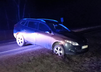 Pijany kierowca wjechał do rowu. Ponad 2 promile alkoholu w organizmie