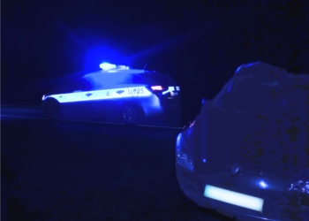 Pijany kierowca wjechał do rowu. Ponad 2 promile alkoholu w organizmie