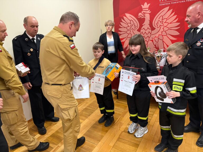 Młodzież sprawdziła swoją wiedzę o pożarach. Powiatowe eliminacje turnieju w Krotoszynie