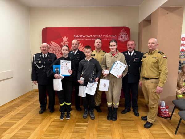 Młodzież sprawdziła swoją wiedzę o pożarach. Powiatowe eliminacje turnieju w Krotoszynie