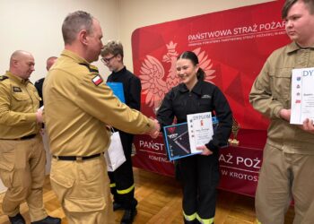 Młodzież sprawdziła swoją wiedzę o pożarach. Powiatowe eliminacje turnieju w Krotoszynie