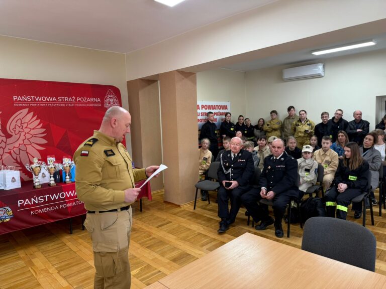 Młodzież sprawdziła swoją wiedzę o pożarach. Powiatowe eliminacje turnieju w Krotoszynie