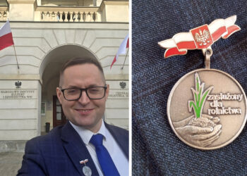 Sołtys z Dzierżanowa z ogólnopolskim wyróżnieniem. Otrzymał Odznakę Honorową „Zasłużony dla Rolnictwa”