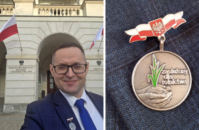 Sołtys z Dzierżanowa z ogólnopolskim wyróżnieniem. Otrzymał Odznakę Honorową „Zasłużony dla Rolnictwa”