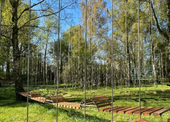 Nowa atrakcja na basenie w Koźminie. Powstał park linowy dla każdego