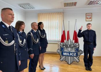Nowy policjant zasilił szeregi milickiej komendy