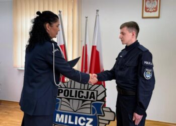 Nowy policjant zasilił szeregi milickiej komendy