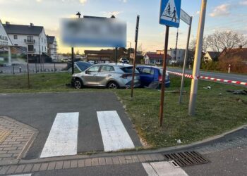Zderzenie z policyjnym radiowozem w Miliczu
