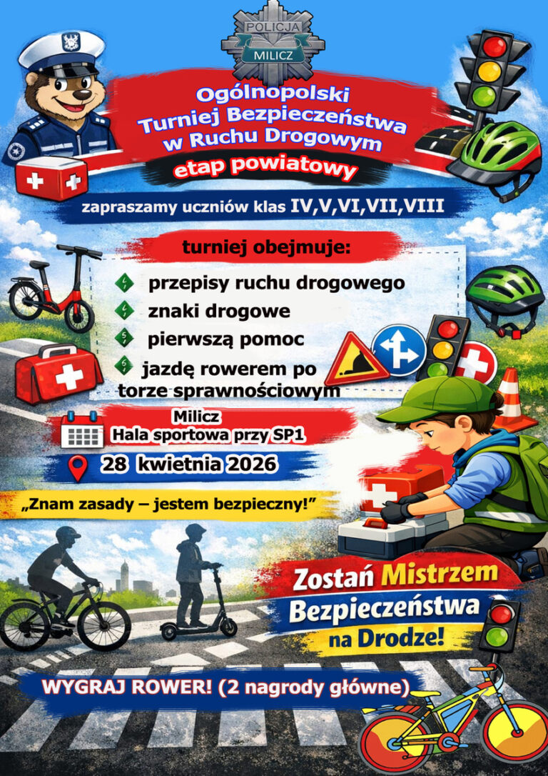 Uczniowie sprawdzą wiedzę o ruchu drogowym
