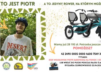 Rower dla Piotra. Trwa zbiórka na specjalistyczny tandem