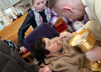 Wspólna modlitwa w kościele św. Andrzeja Boboli