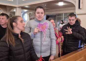 Wspólna modlitwa w kościele św. Andrzeja Boboli