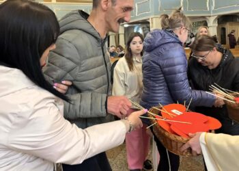 Wspólna modlitwa w kościele św. Andrzeja Boboli