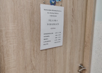 Nowe miejsce, ta sama pasja. Filia biblioteki w Biadkach zaprasza czytelników