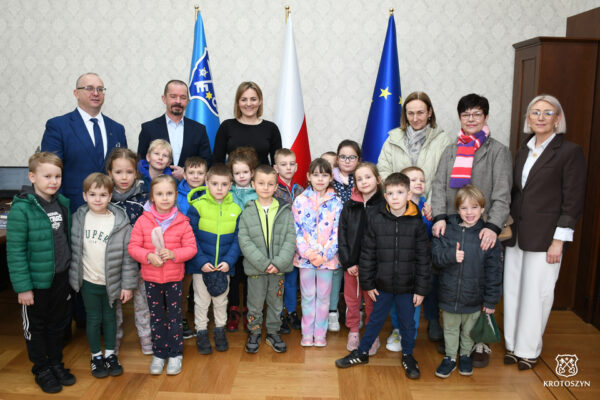 Przedszkolaki z wielkanocną wizytą w Urzędzie Miejskim