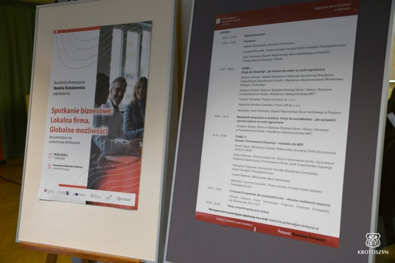Lokalny biznes z globalnymi ambicjami. Spotkanie przedsiębiorców w Krotoszynie