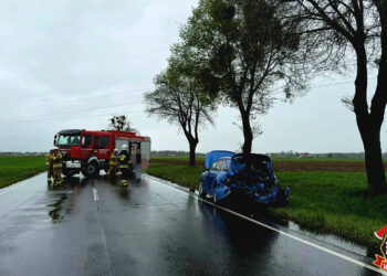 Szaleńczy rajd na DK36. Trzy kolizje i pościg zakończony zatrzymaniem