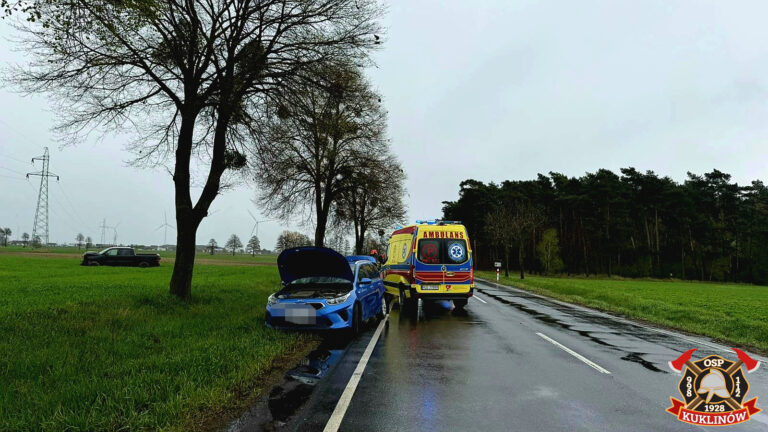 Szaleńczy rajd na DK36. Trzy kolizje i pościg zakończony zatrzymaniem