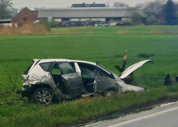 Szaleńczy rajd na DK36. Trzy kolizje i pościg zakończony zatrzymaniem