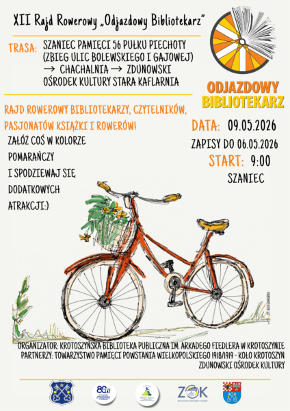 Odjazdowy Bibliotekarz rusza w trasę. Rowerem po historię i książki